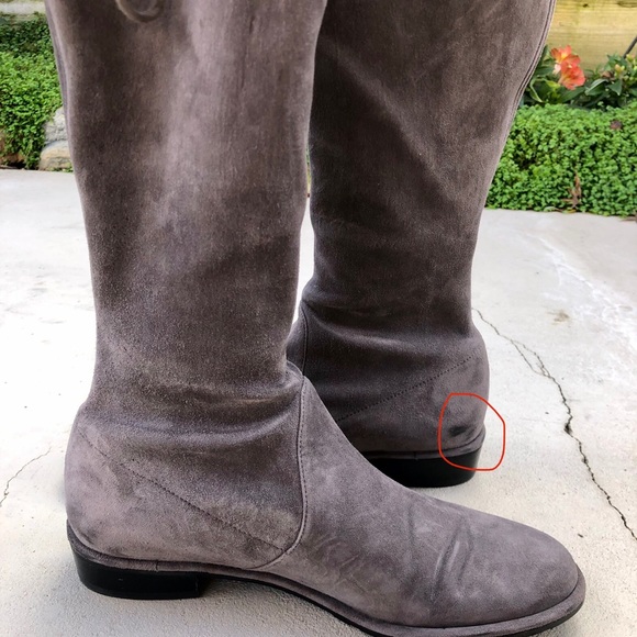 Stuart Weitzman Lowland Suede Over-The-Knee Boot - Picture 5 of 8